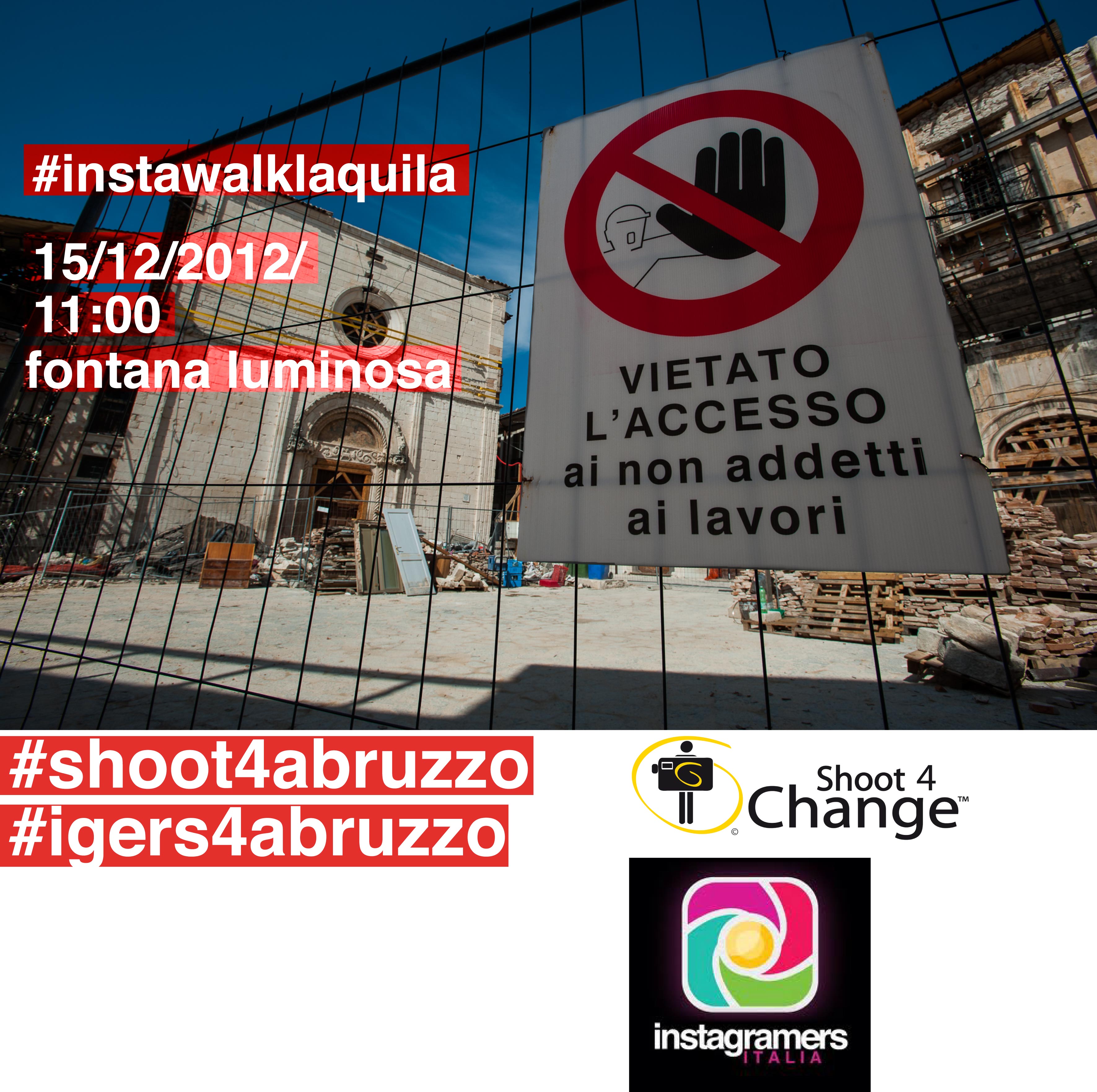 InstaWalk all’Aquila. Fermare l’immagine per guardare oltre