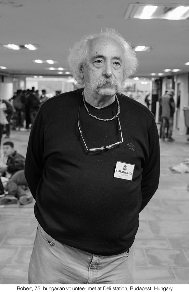 Migration Aid volunteer coordinator at Deli station, Budapest