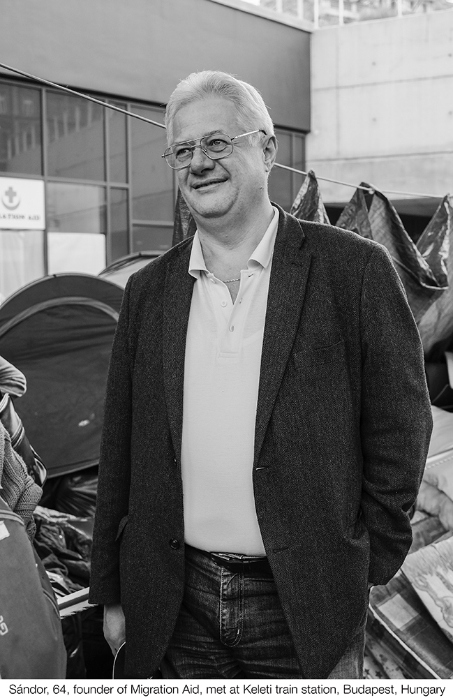 Founder of Migration Aid at Keleti station