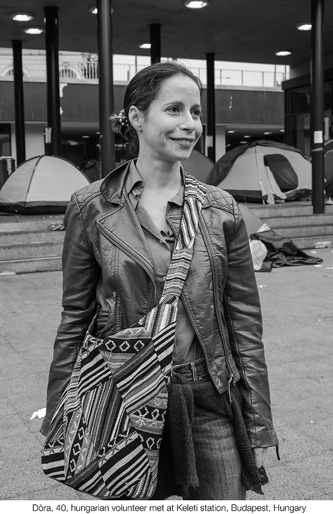 Migration Aid manager at Keleti station, Budapest